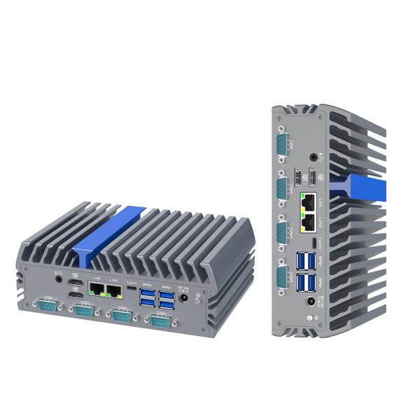 Quality Din-Rail Mini Pc Box Computer With Ddr5 Ram M.2 Ssd Triple Display for sale