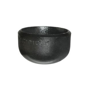 Buy cheap DN15 Weldable Black Steel Pipe Cap SS400 DIN2605 Elliptical Dished Seal Head from wholesalers