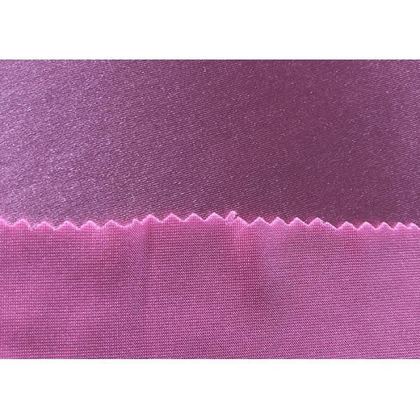 Recycled Shiny Satin Stretch Knitted Nylon Spandex Fabric For Dress Pajamas