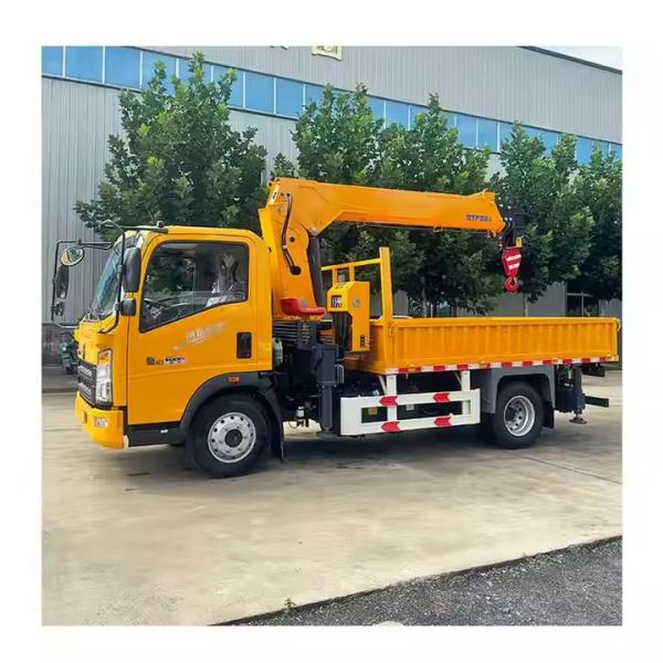 Quality XDEM Enhanced Reach and Versatility Howo Brand Dump Truck Mounted Crane with Telescopic Boom for sale