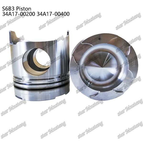 S6B3 Engine Piston 34A17-00200 34A17-00400 For Mitsubishi Engine Spare Parts
