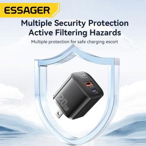 Essager 20W GaN USB Type-C PD QC3.0 Fast Charging Phone Charger For iPhone