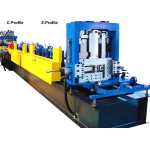 Buy cheap Quick Changeable C Z Purlin Roll Forming Machine / Metal Roll Forming Equipment from wholesalers