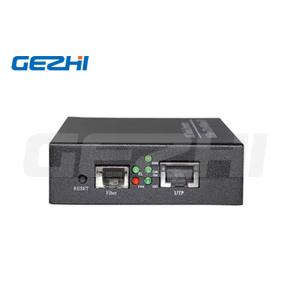 Rj45 Copper To 10gbase-X Sfp+ Fiber Media Converter Fcc For Ethernet