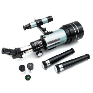 Buy cheap 70x300mm Green White Astronomical Refractor Telescope With Tripod from wholesalers