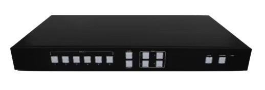 6 In 1 Quad Split Multiviewer AV Video Scaler Switcher