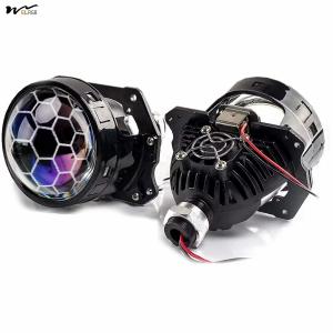 Universal LED Headlight Kit for H1 H4 H7 Automotive Motorcycle Honeycomb