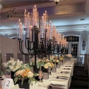 Buy cheap Factory Custom 20 Arms Gold Metal Candelabra For Event Decor from wholesalers