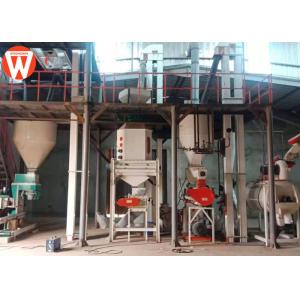 Buy cheap 4T/H 80kw 15mm Poultry Pellet Feed Plant With Vibrating Screen from wholesalers