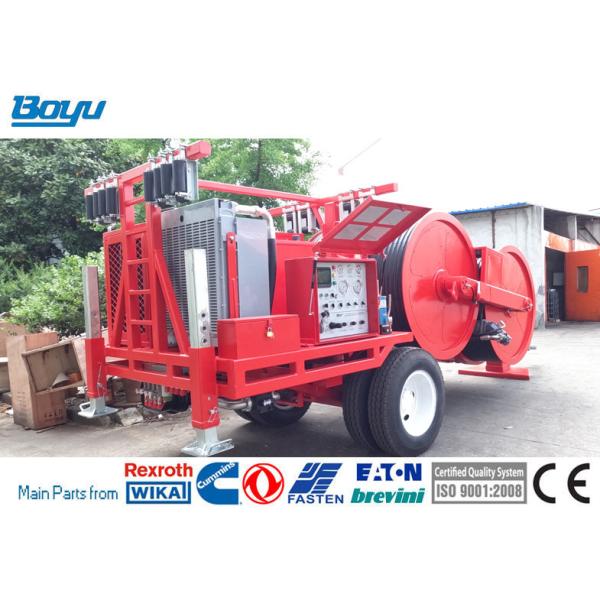 Quality Hydraulic Tensioner Cable Stringing Equipment Max Intermittent Tension 2×70kN for sale