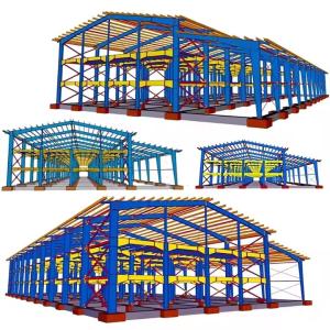 Metal Building Prefabricated Steel Shed Steel Structure Workshop Warehouse