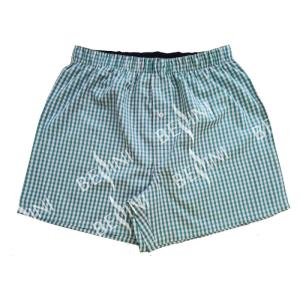 Men's 100%Cotton Poplin Short Functional Placket Jacquard Elastic Button