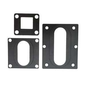 Customized Silicone Rubber Square Flat Gasket With Perforated Edges