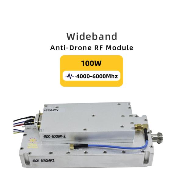 China 4000-6000MHz 100W Gan Lora Anti Uav Module Anti Portability Fpv Strike for DJI RF Power Amplifier with Ciculator on sale China 4000-6000MHz 100W Gan Lora Anti Uav Module Anti Portability Fpv Strike for DJI RF Power Amplifier with Ciculator on sale