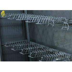 Buy cheap End Gondola Supermarket Racks , Big Hanger Hooks With M Type Dish Hooks Dark Gray from wholesalers