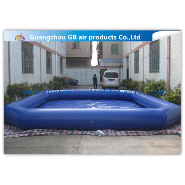 Commercial Giant Swimming Pool Inflatables , Dark Blue Large Inflatable Pool