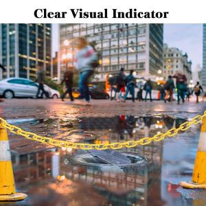 200Ft PE Material Plastic Chain with Customizable Size for Roadway Safety