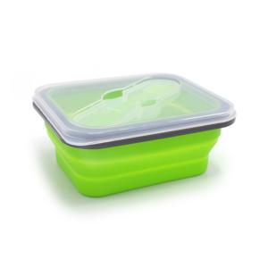 Buy cheap Rectangle Collapsible Silicone Bento Box For Kids from wholesalers