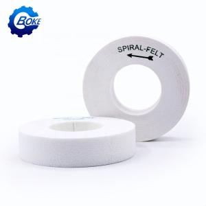 Spiral Felt Wheel On Beveling Machine For Glass Polishing