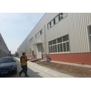 China 950mm Panel Q345 Q235 Prefab Steel Structure Warehouse on sale