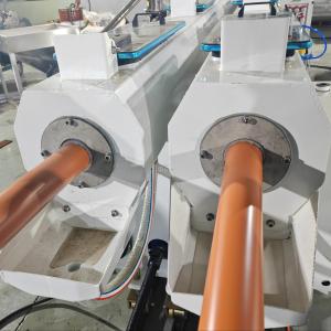 Buy cheap Plastic CPVC UPVC Dual Electrical Conduit Pipe Machine with 40 rpm Screw Speed from wholesalers