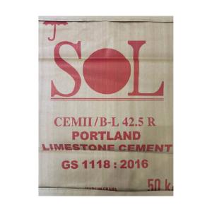 Buy cheap 50kg Custom PP Woven Cement Bag with Laminated Printing from wholesalers