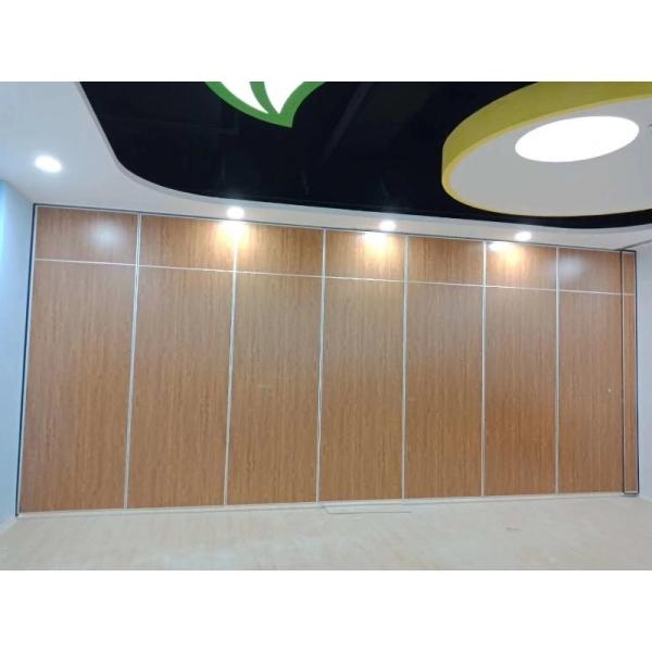 Elegant Banquet Hall Room Dividers / Heat Insulation Sliding Folding Room Partitions