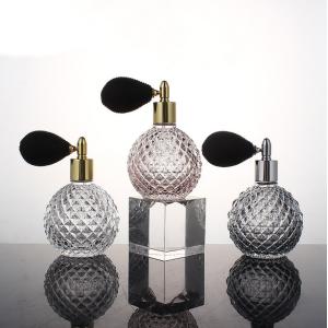 Glass Cosmetic Containers 100ml Vintage Style Air Bag Refillable Fine Spray