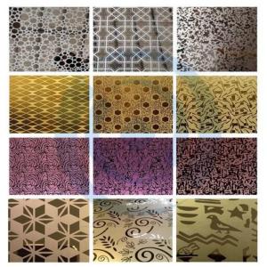 Buy cheap ASTM 201 304 316 Etching Finished Stainless Steel Sheet Wall Decorative from wholesalers