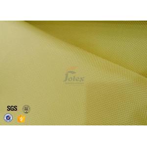Buy cheap Plain / Twill Weave Aluminized Kevlar Fabric 1000D Yellow Chemical Resistance from wholesalers