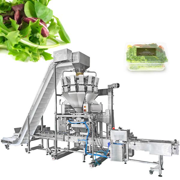 Buy cheap 14 Buckets Fruit And Vegetable Packaging Machine With Multihead Weigher from wholesalers