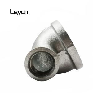 Buy cheap 1/2" Galvanized Cast Malleable Iron Elbow Threaded 90 Degree Reducing Elbow from wholesalers