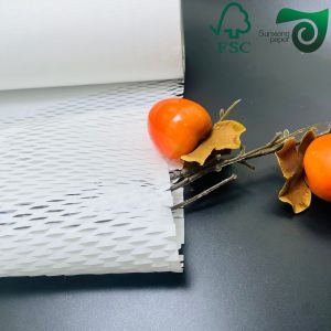 Buy cheap FSC 50gsm White Honeycomb Paper Wrap  Eco Friendly Cushioning For E Commerce Fragile Items from wholesalers
