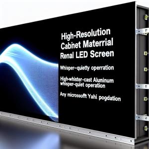 Cabinet Material Die-cast Aluminum Rental LED Display Screen with Whisper-quiet