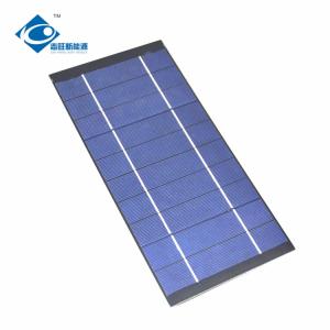 China 5W PET Laminated Solar Panel ZW-270130-P Semi-Flexible Thin Film Solar Panel Camping Charger 5V on sale
