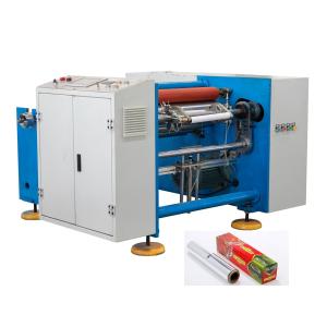 Buy cheap Easy to Operate 2 Spindle Semi Automatic Household Aluminum Foil Roll Rewinding Machine from wholesalers
