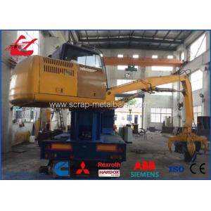 Buy cheap 86kW Mobile Hydraulic Metal Scrap Logger Baler With Remote Control from wholesalers