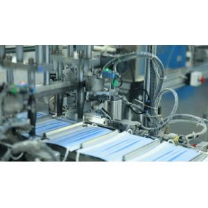 Buy cheap Non Woven Disposable Mask Making Machine Feeding , Folding And Pressing from wholesalers