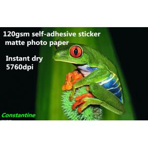 Buy cheap 120gsm self-adhesive sticker matte inkjet photo paper product