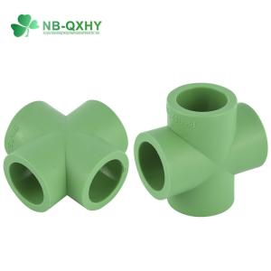 Buy cheap PN20 Wall Thickness Equal Tee PPR Pipe Fitting Cross Tee for Hot Water from wholesalers