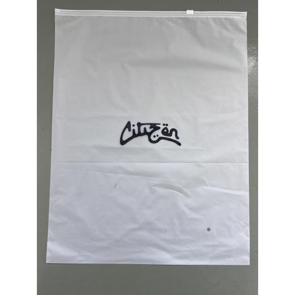 Rectangular Custom Printed Frosted Apparel Packaging For Products