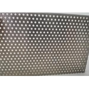China 2.5mm PVDF Spray Coating Aluminum Perforated Sheet on sale