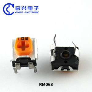 Buy cheap RM063 Yellow Adjustable Resistor Vertical WH06-1C Horizontal WH06-2C Potentiometer 1K 5K 20K 100K 102 103 205 from wholesalers