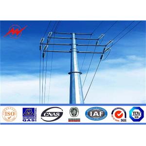 Buy cheap 69kv Q235 Q345 Transmission Metal Utility Poles With Cross Arms from wholesalers
