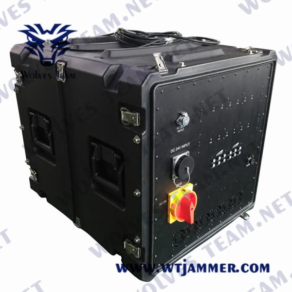 Buy cheap Portable Cell Phone RF Signal Jammer High Power Vehicle Bomb Jammer With DDS Convoy Jamming System from wholesalers