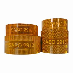 Conspicuous SASO 2913 Reflective Tape Radium Tape Roll Yellow