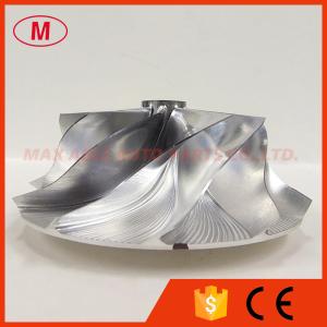 Buy cheap GT15-25 reverse 54.00/71.00mm 11+0 blades high performance turbo milling/aluminum 2618/billet compressor wheel from wholesalers