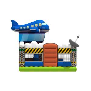 Buy cheap Spaceship Themed Inflatable Jump House / Airplane Bouncer With Slide For Children from wholesalers