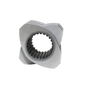 Twin Screw Shaft And Screw Elements For Plastic Bag Extruder