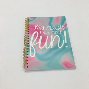 Buy cheap Custom Luxury Notebook Coil Notepad Custom Logo Journal / Diary / Agenda With Metal Ring Binding 130*180mm from wholesalers